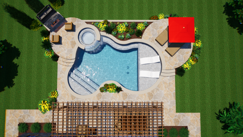 Top Down View of Enhanced Kidney Pool