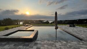 Modern Pool Design on a Lake