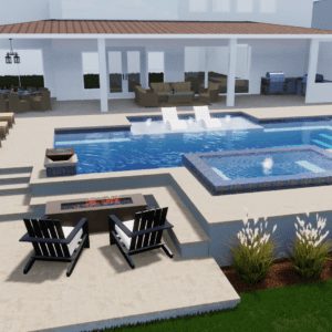 Outdoor living design custom concept