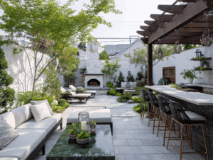 Outdoor Fireplace Design