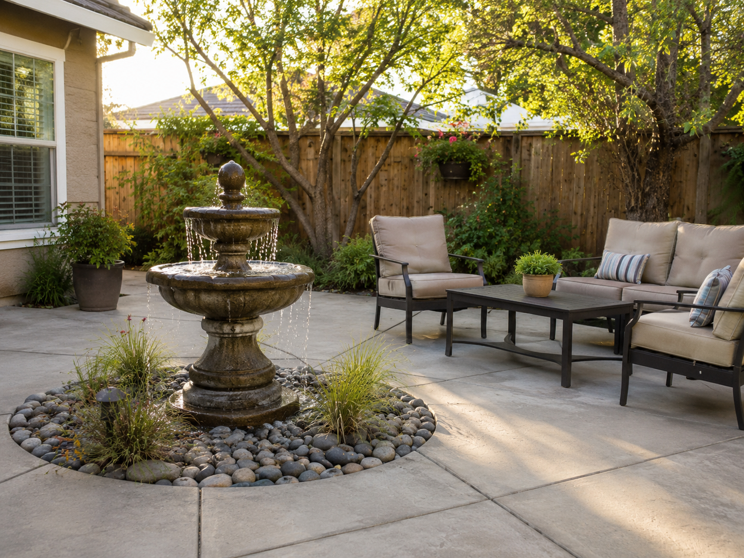 Backyard Fountain Water Feature